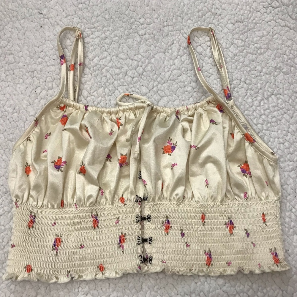 Pacsun clasp up silk tank top